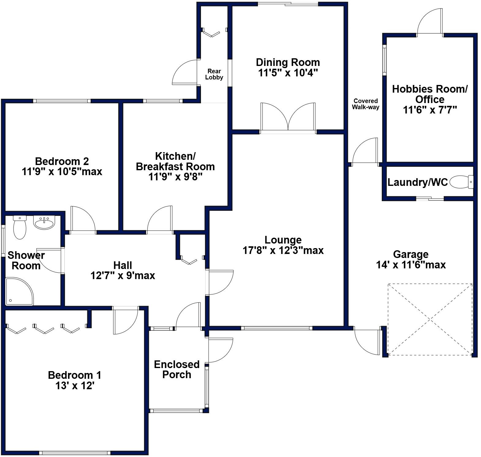 Summercroft Way, West Moors, Ferndown, Dorset floorplan