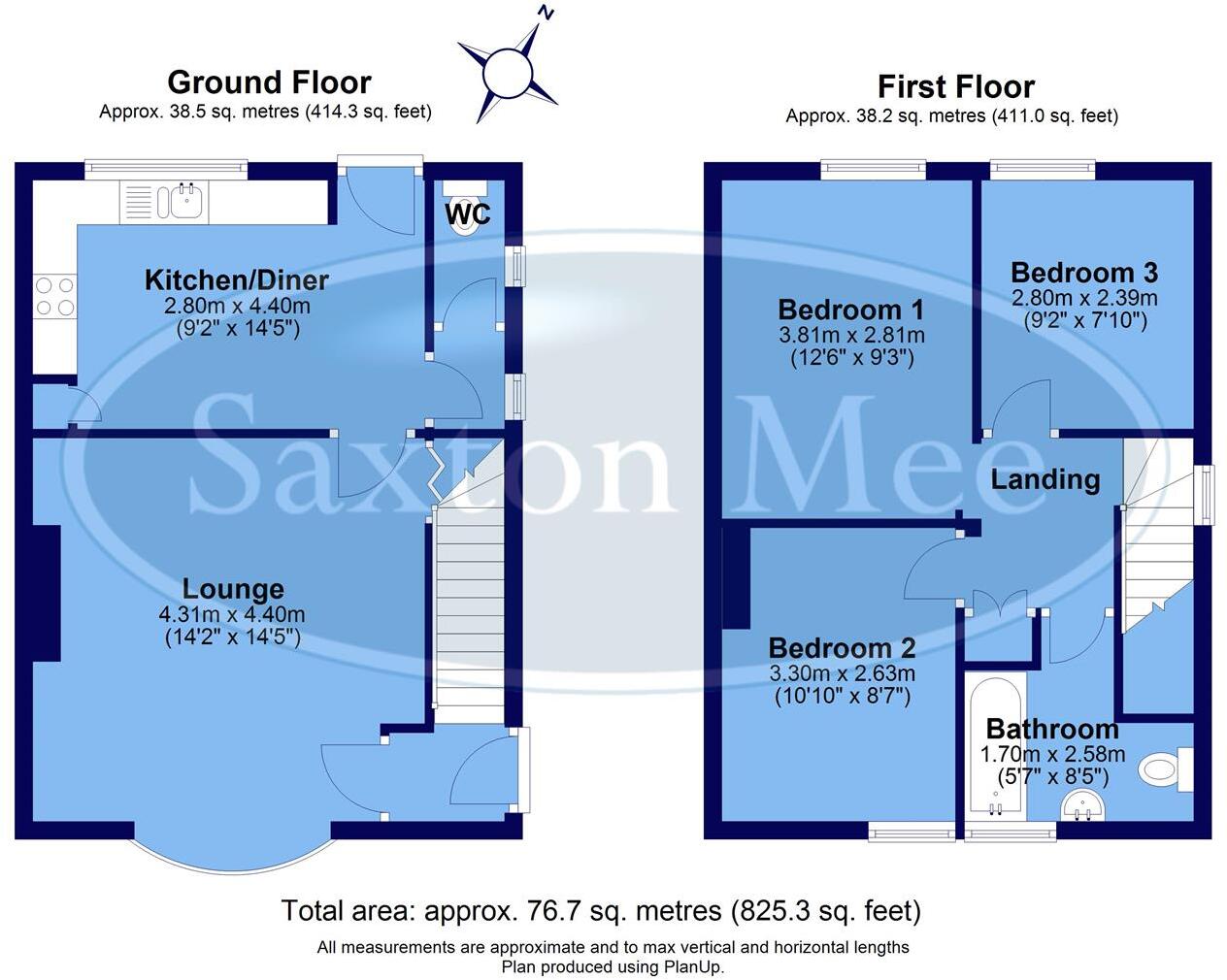 Crowder Close, Sheffield, S5 floorplan