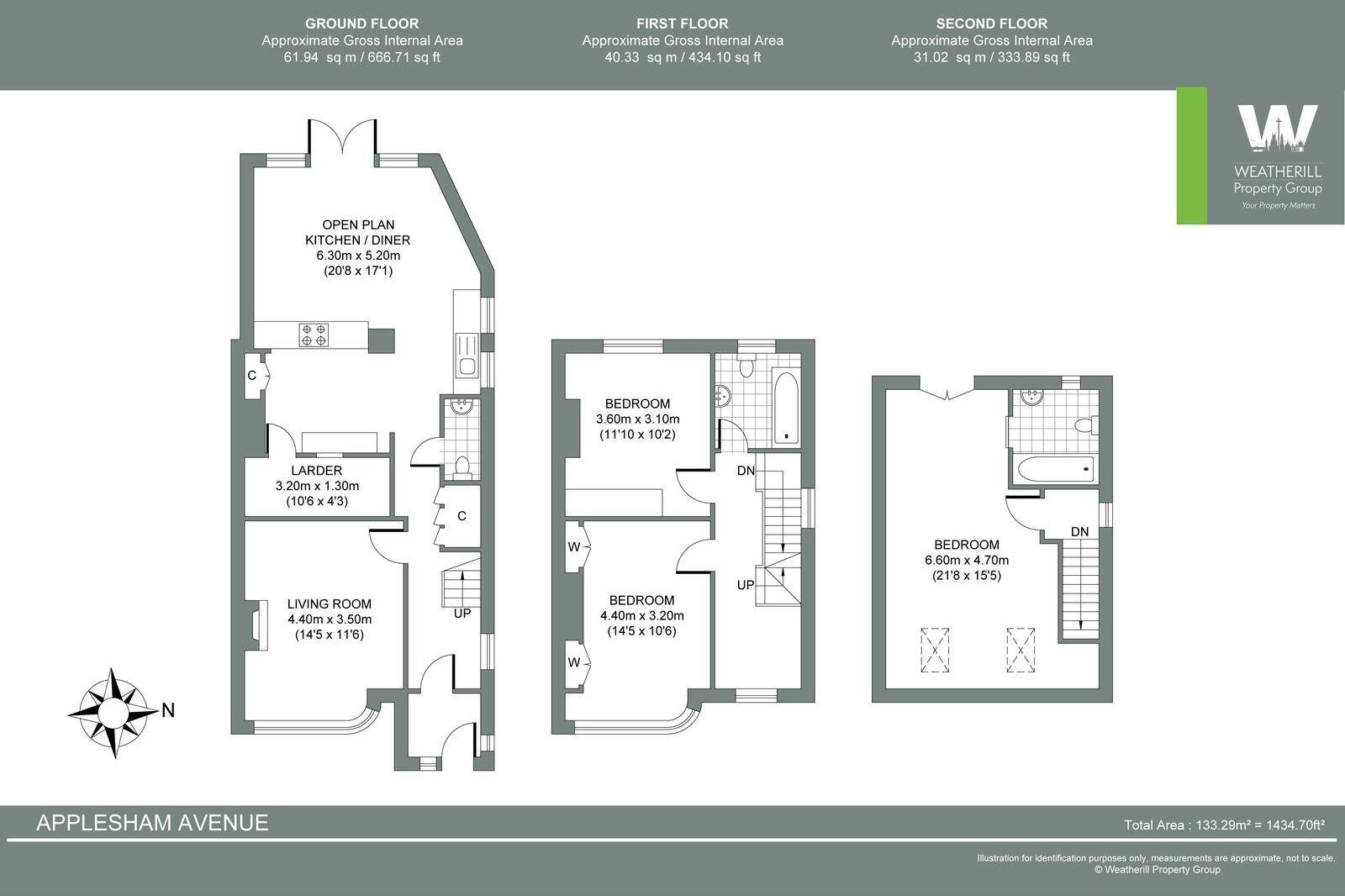 Applesham Avenue, Hove floorplan