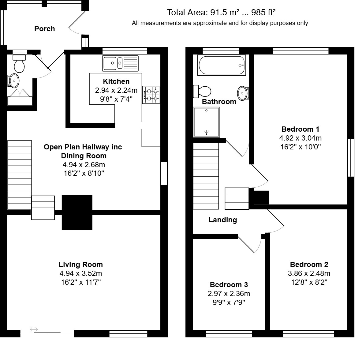 Drayton, Hampshire floorplan