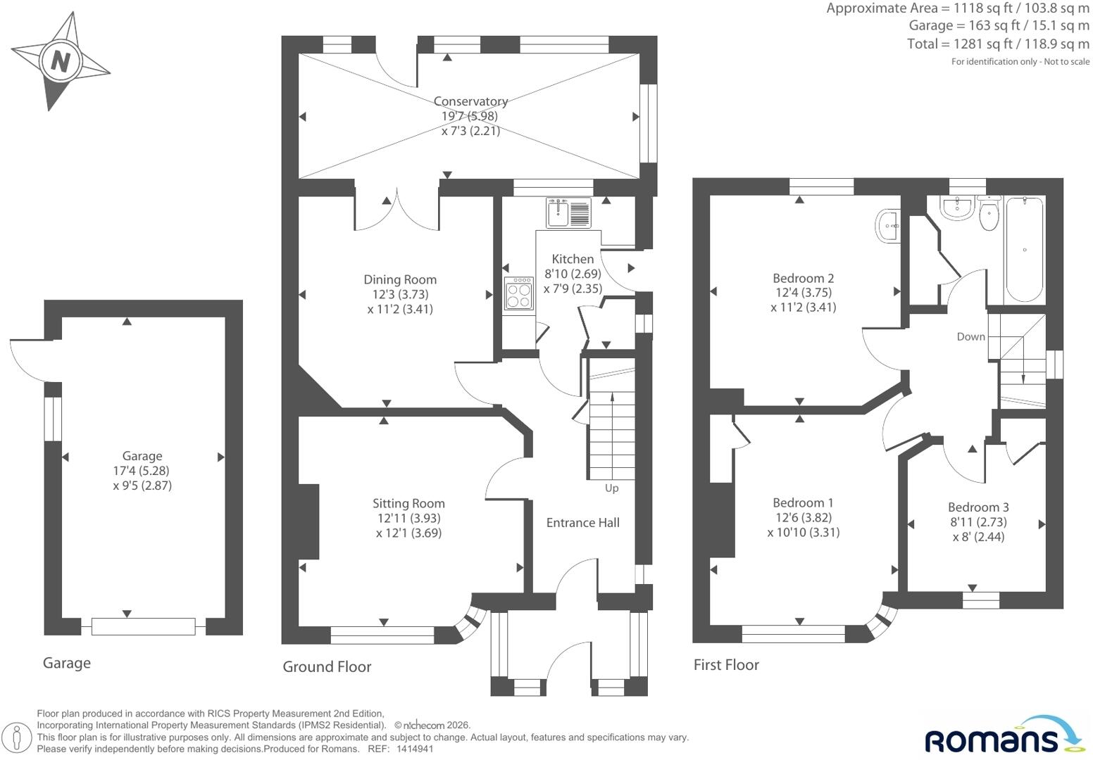 Old Worting Road, Basingstoke, Hampshire floorplan
