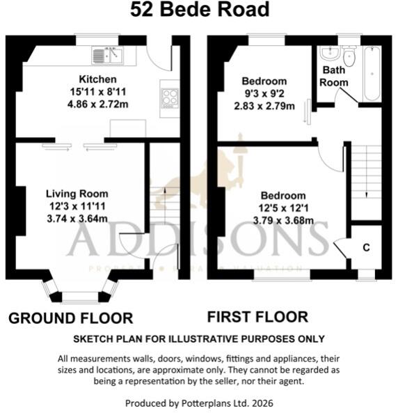 52 Bede Road, Barnard Castle floorplan
