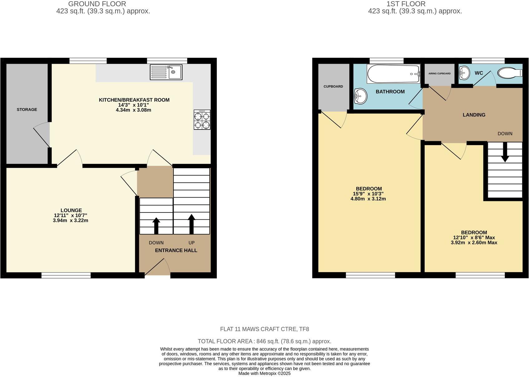 Jackfield, Maws Craft Centre, TF8 floorplan