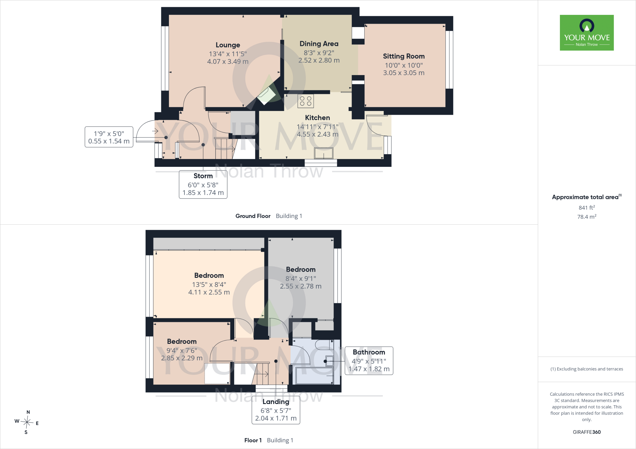 Derwent Crescent, Kettering, Northamptonshire, NN16 floorplan