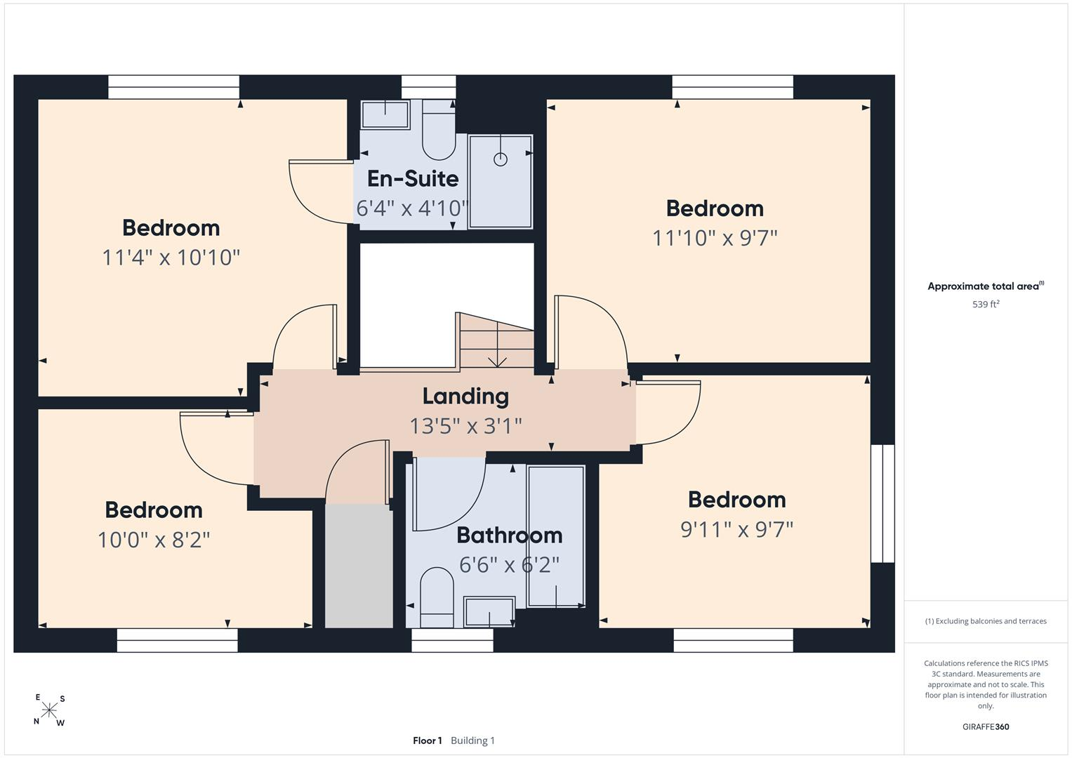 Crump Way, Evesham floorplan