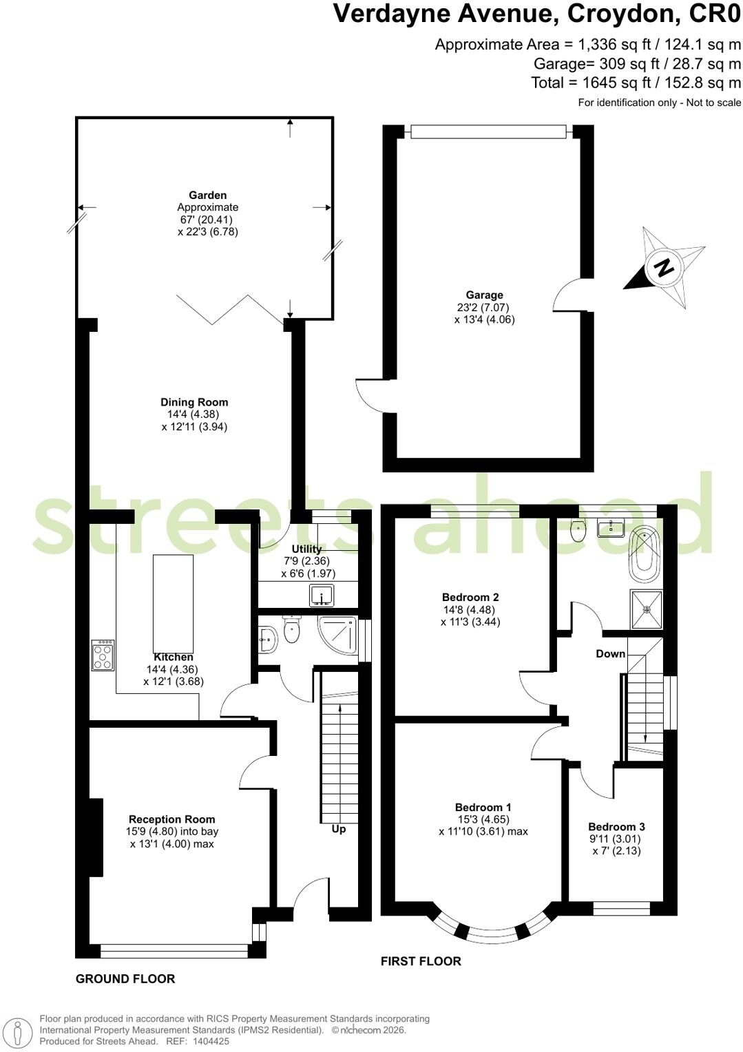 Verdayne Avenue, Shirley, CR0 floorplan