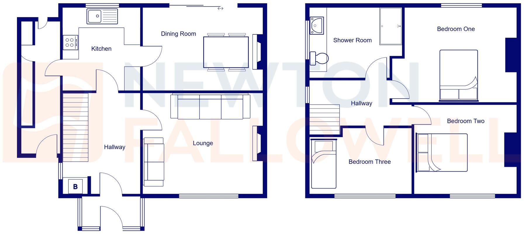 Ash Grove, Sutton-In-Ashfield, NG17 floorplan