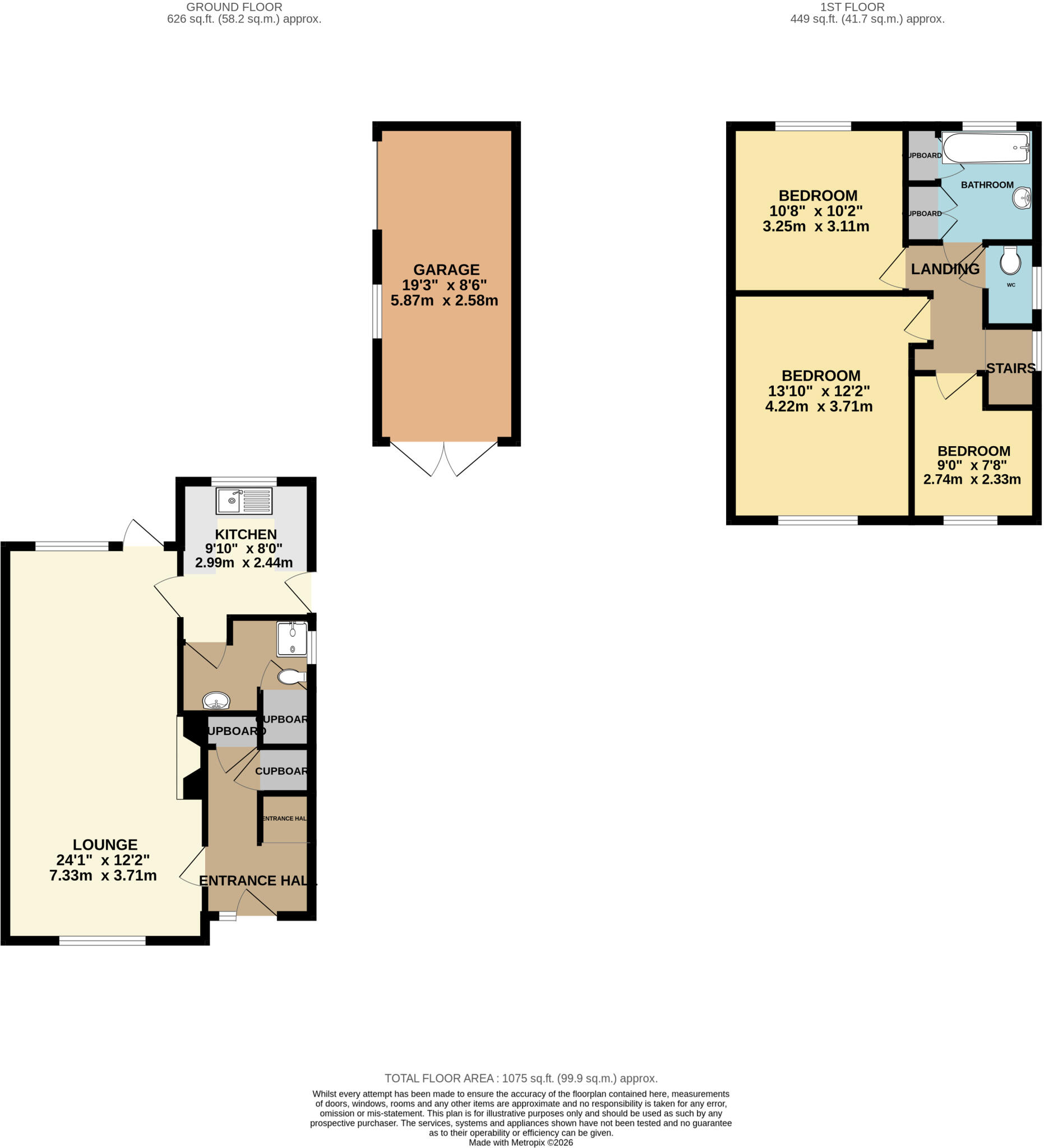 Mill Street, Usk, Monmouthshire floorplan