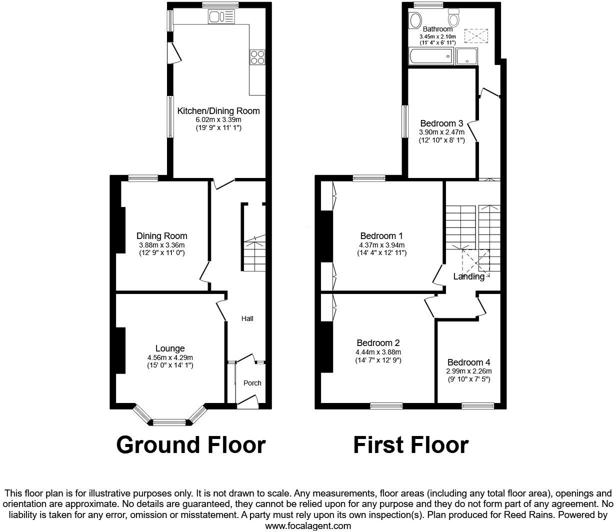 Brackenbury Road, Preston, Lancashire, PR1 floorplan