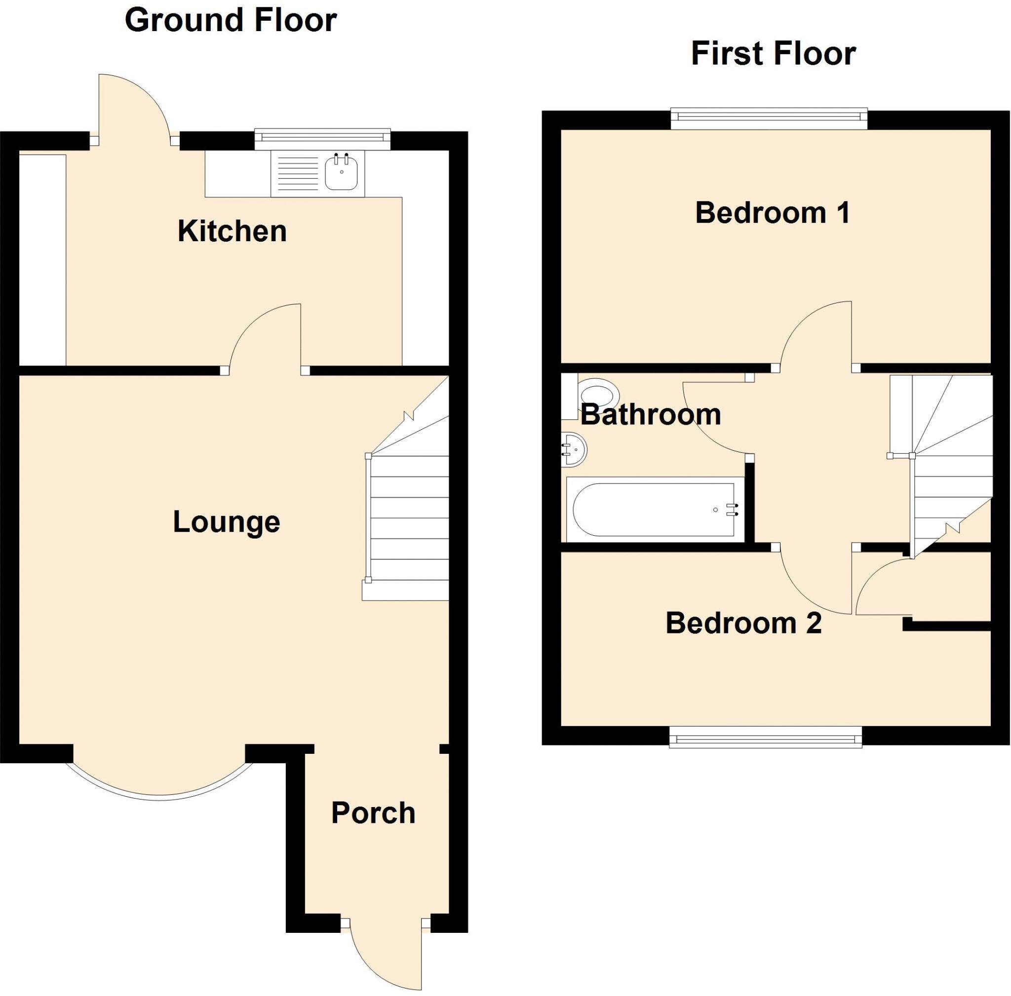 Lumley Court, Bower Grange Estate, Bedlington floorplan