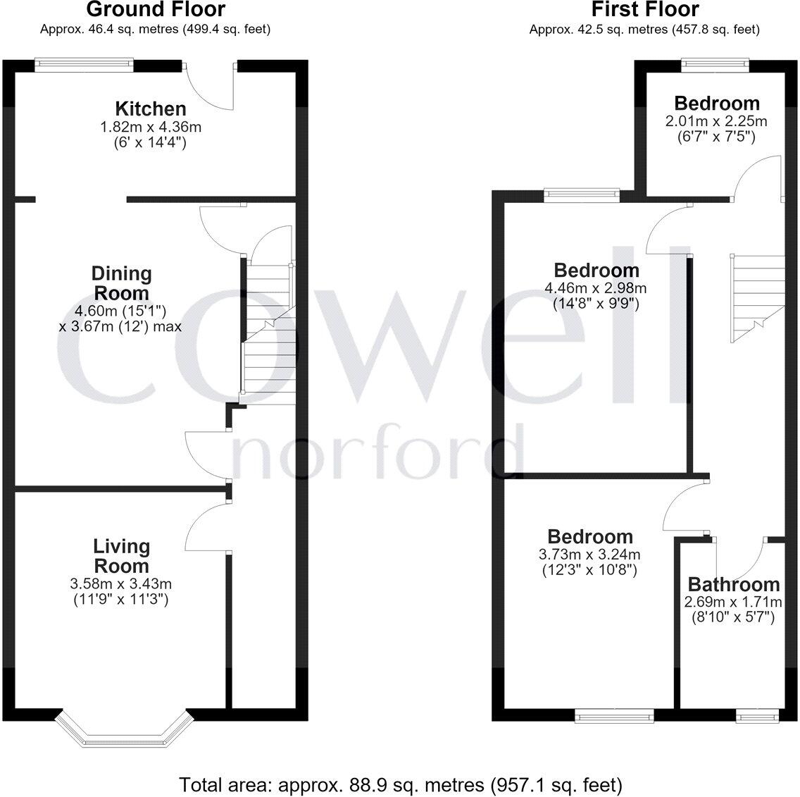 514, Rochdale Road, Royton, Oldham, Greater Manchester, OL2 floorplan