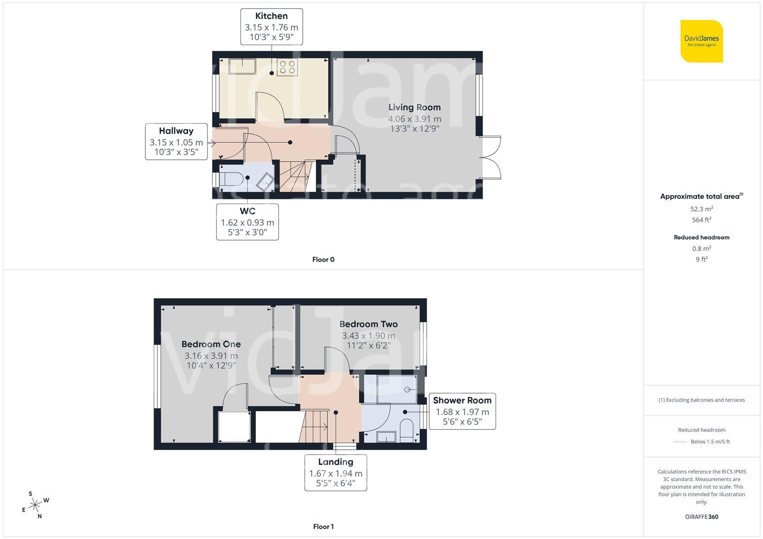 Murray Close, Nottingham floorplan