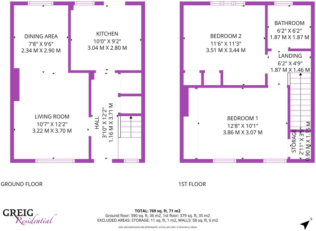 Redding Avenue, Kilmarnock, KA3 floorplan