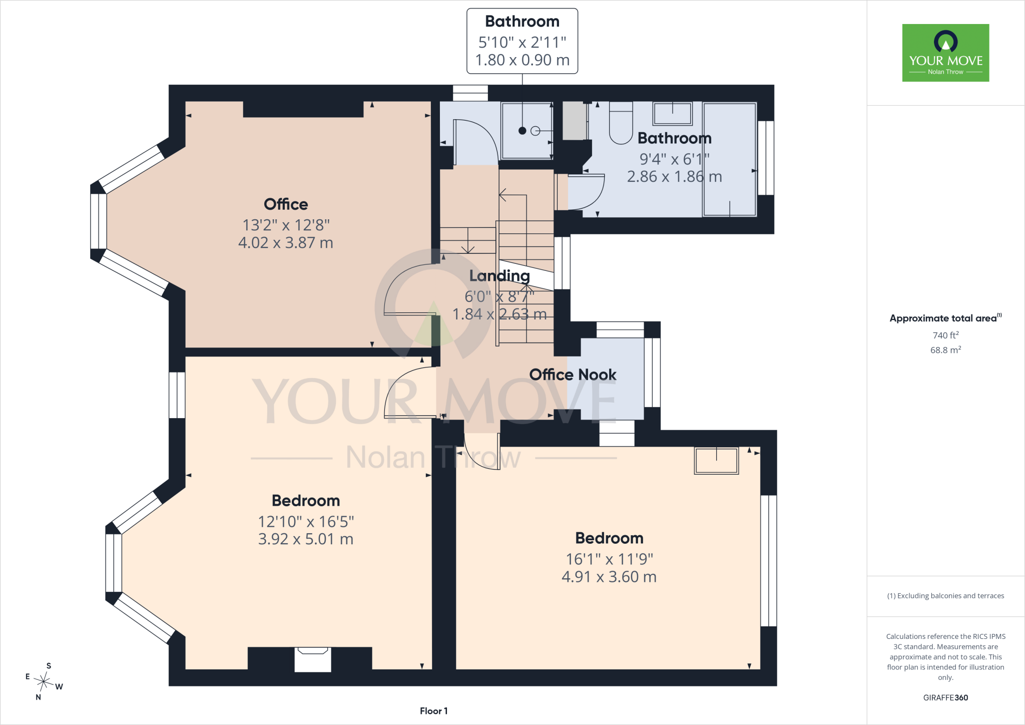York Road, Northampton, NN1 floorplan