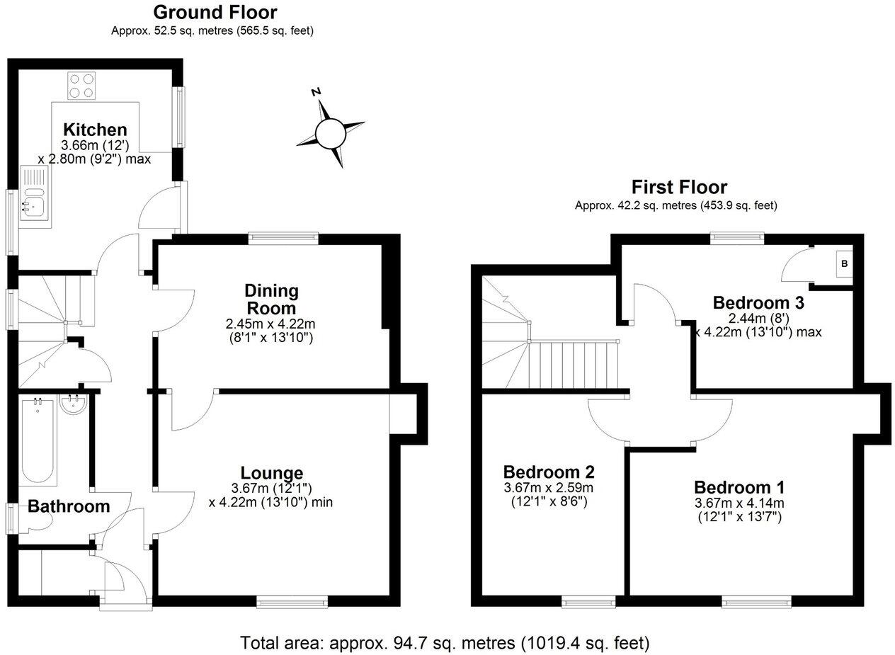 Lordship Cottages, Willian, SG6 floorplan