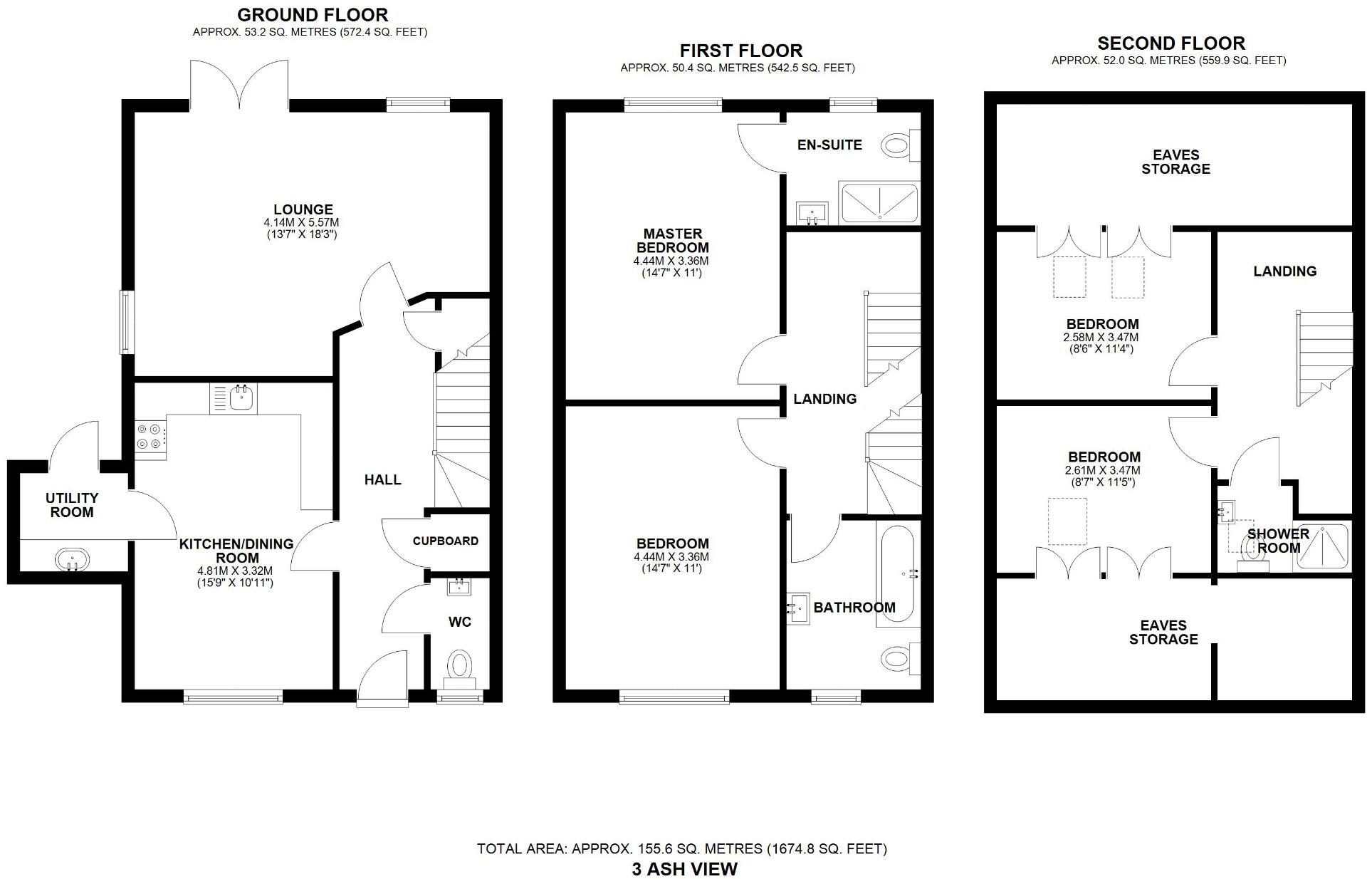 Ash Court, Kippax, Leeds, LS25 floorplan