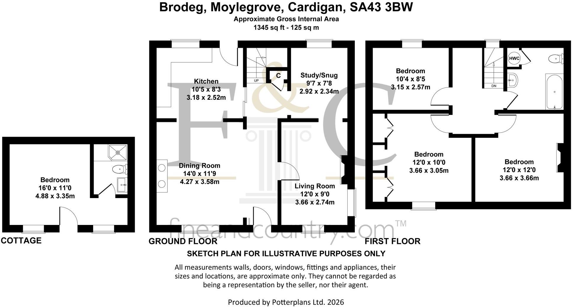 Moylegrove, Cardigan, SA43 floorplan