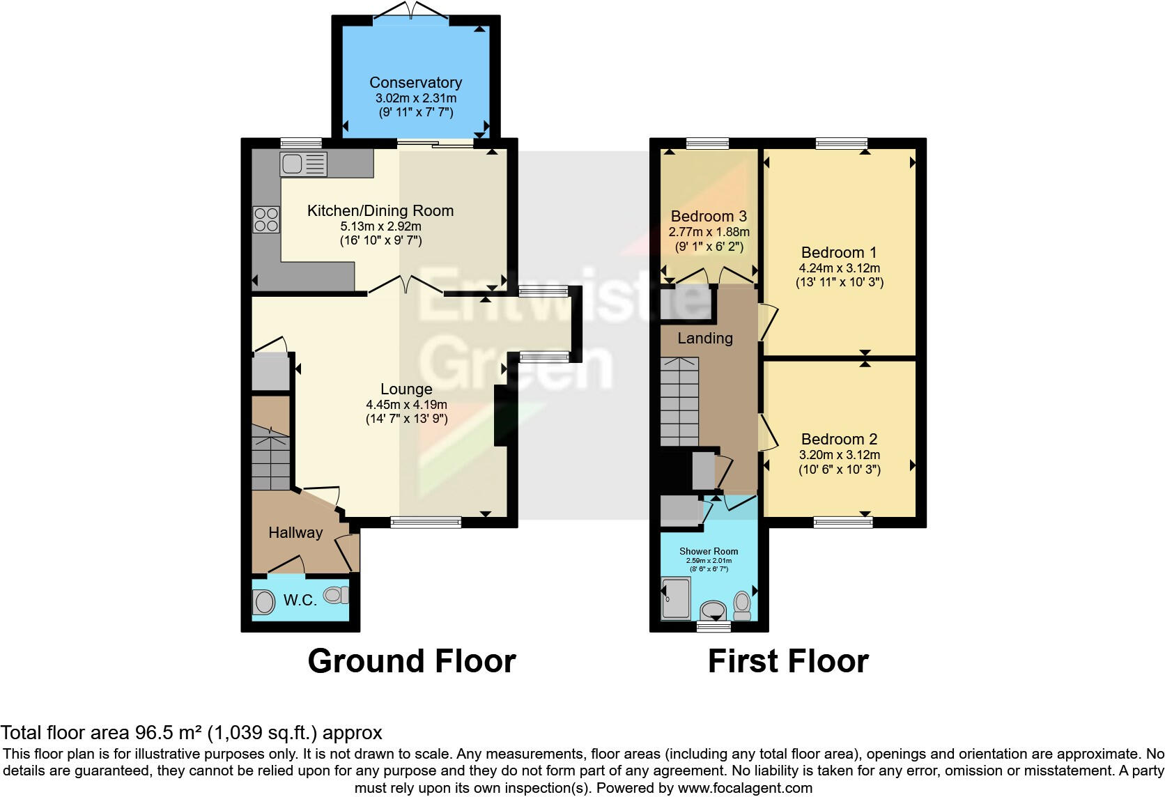 Old Penny Gardens, Morecambe, Lancashire, LA4 floorplan