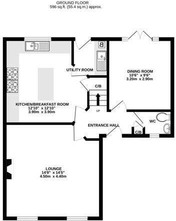 Hale Way, Taunton, Somerset, TA2 floorplan