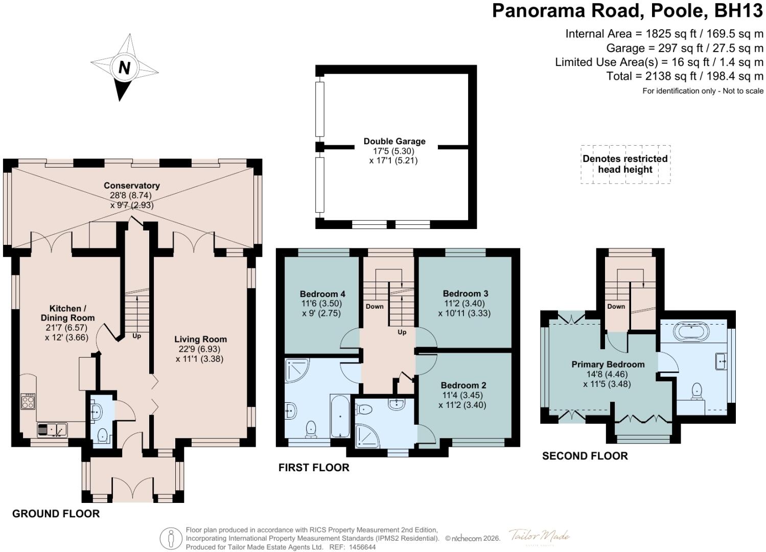 Panorama Road, Sandbanks, Poole, Dorset, BH13 floorplan