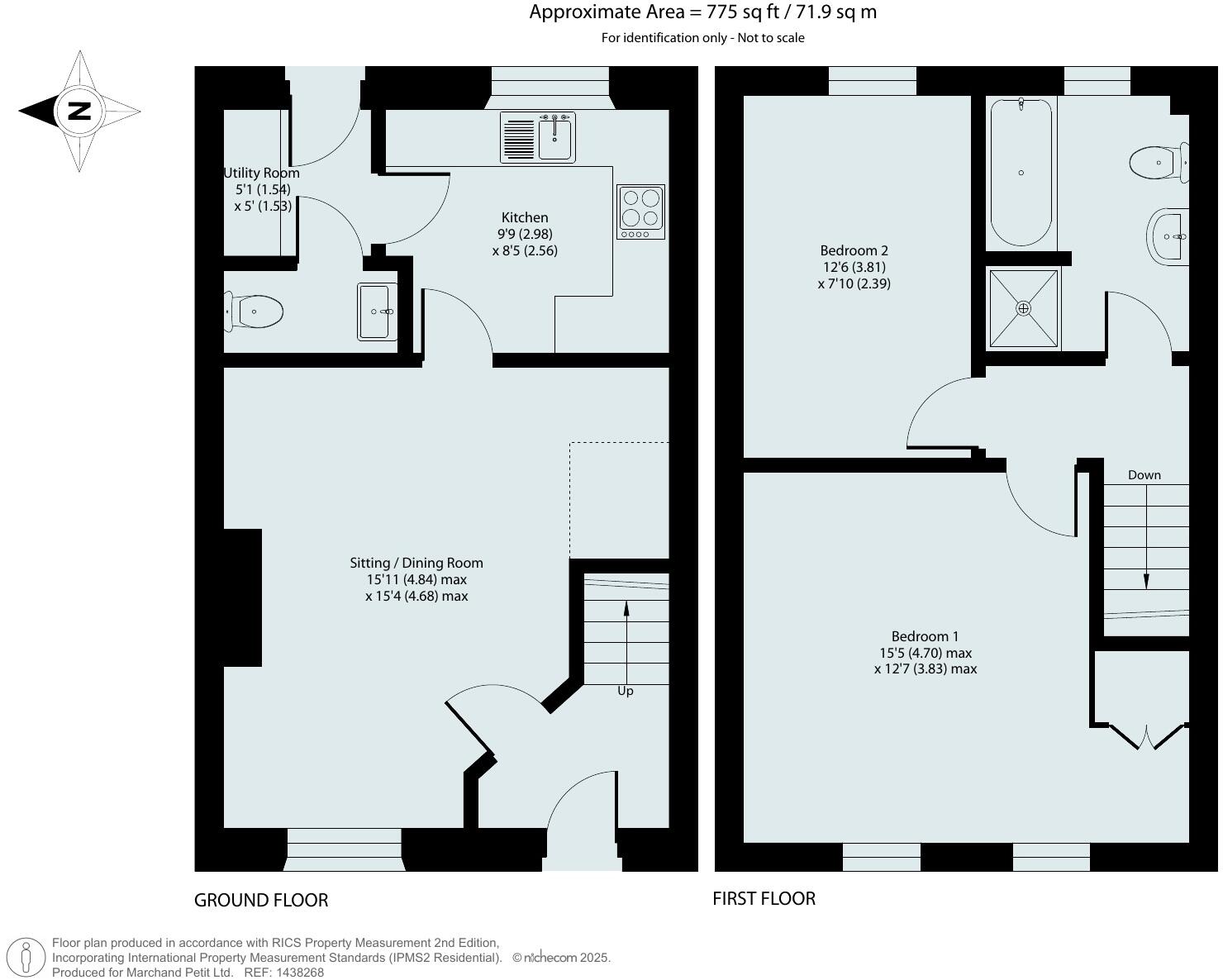 Stable Cottages , The Ridgeway, Plympton , Plymouth, Devon floorplan
