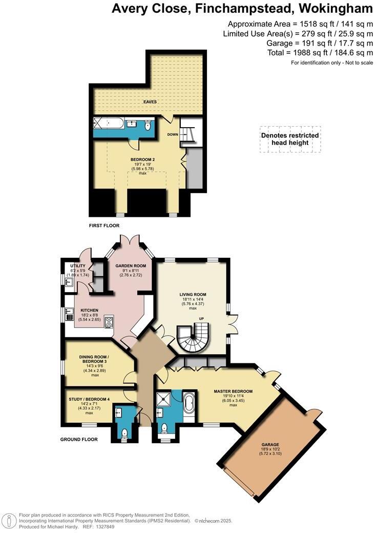 Avery Close, Finchampstead, Berkshire, RG40 3SQ floorplan