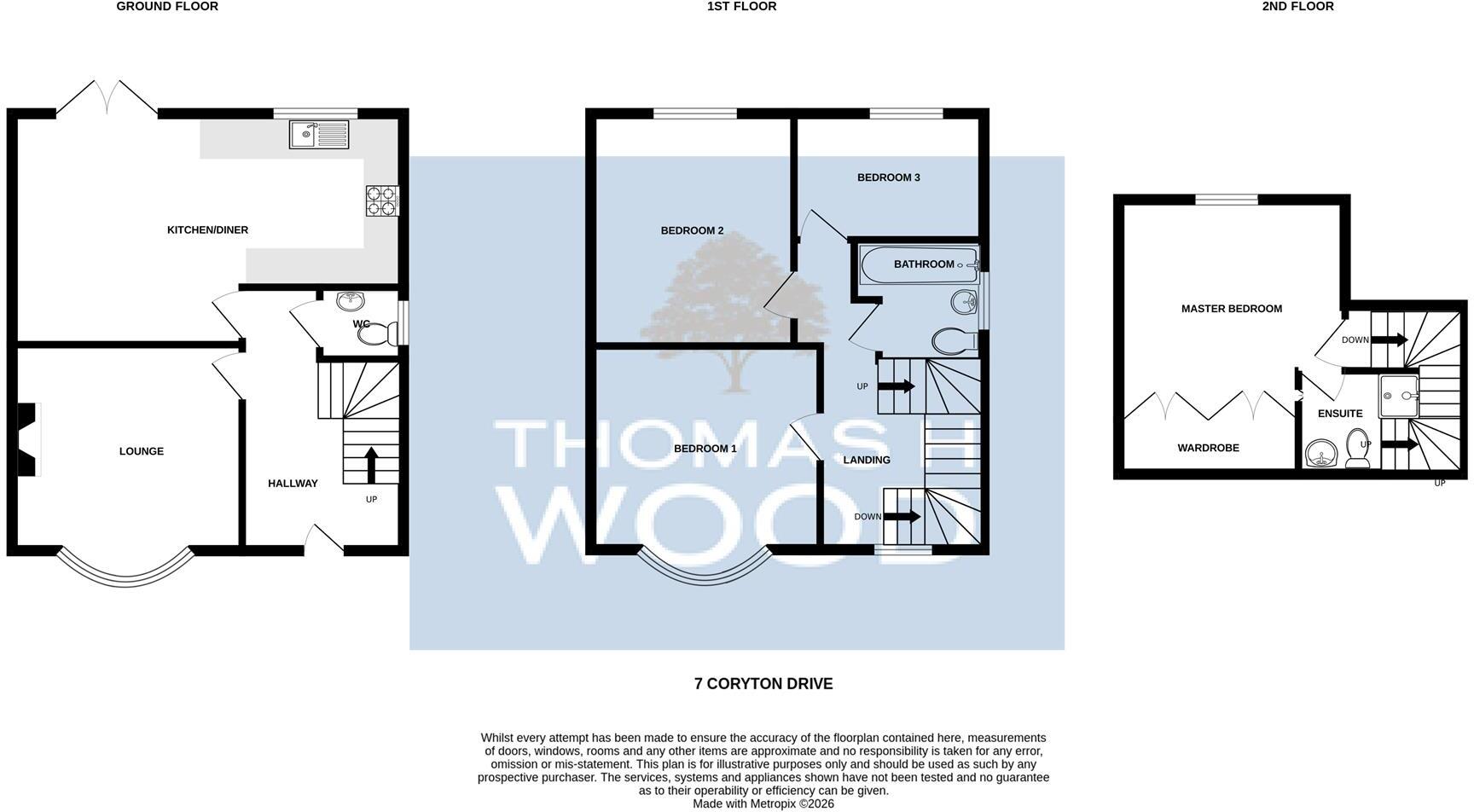 Coryton Drive, Whitchurch, Cardiff floorplan