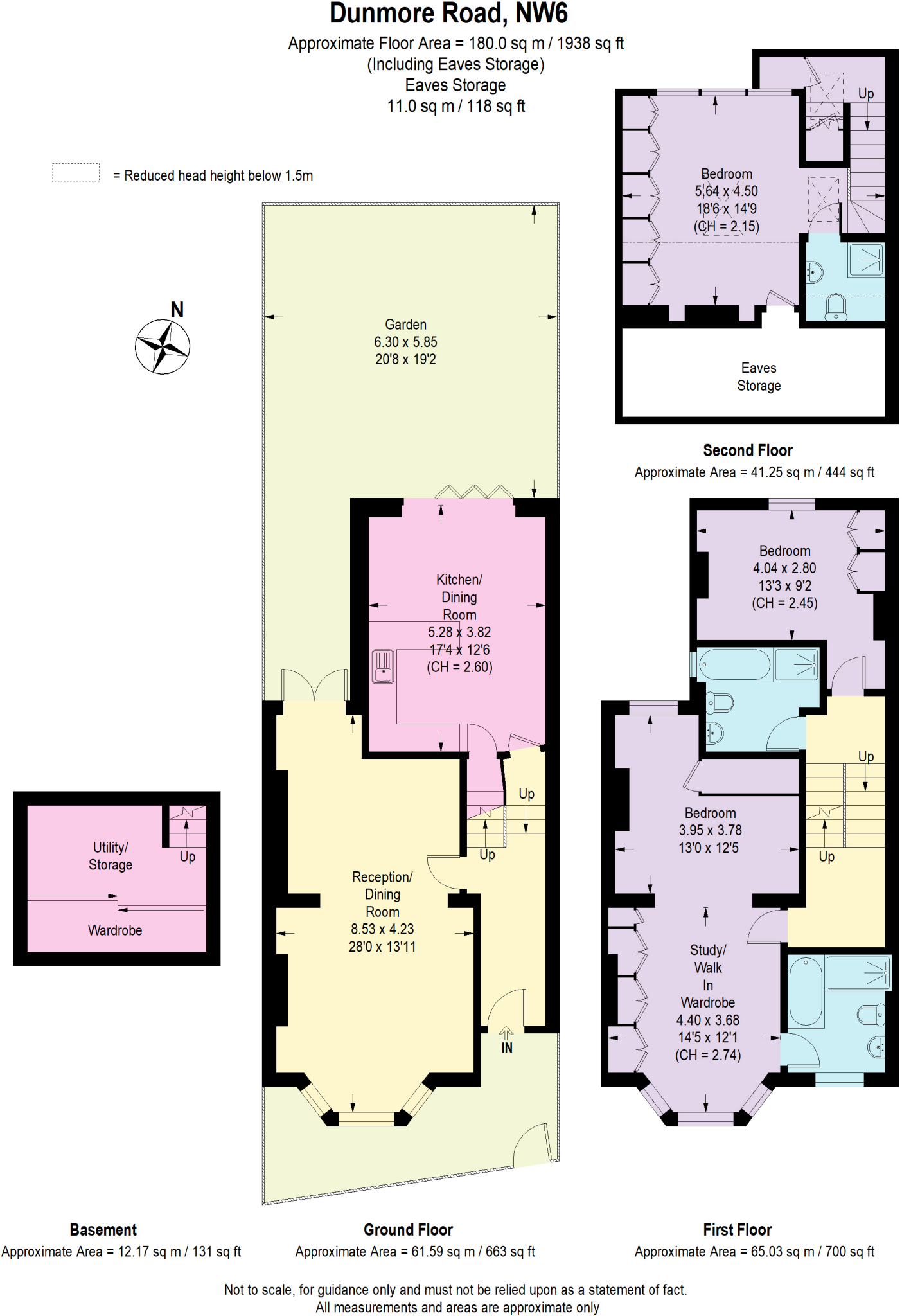 Dunmore Road, London NW6 floorplan
