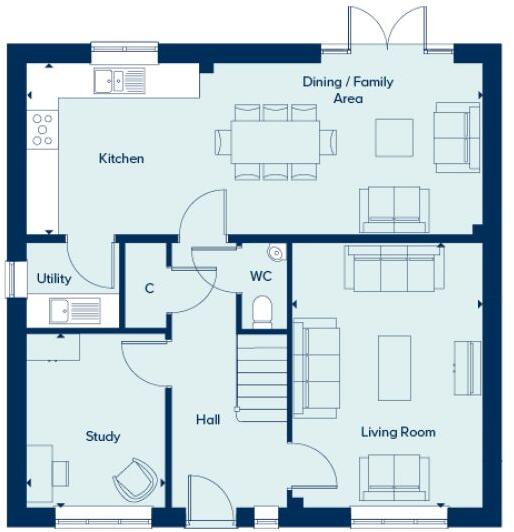 Goldfinch Drive , 
Faversham ,
Kent,
ME13 8BJ floorplan