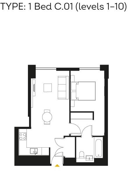 Brickworks, Wharf Approach, Holbeck, Leeds floorplan