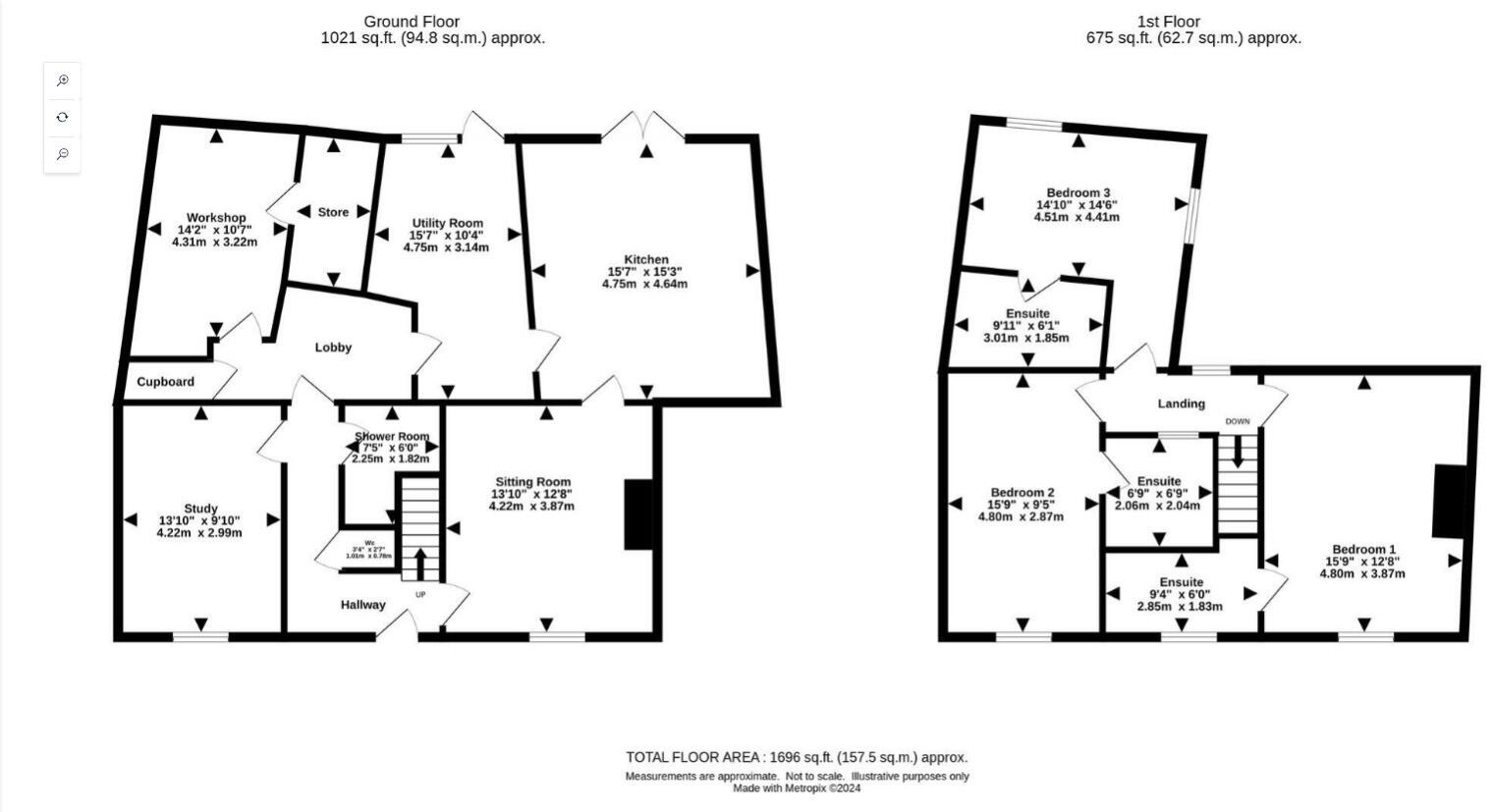 George Street, Whithorn, Newton Stewart, DG88PB floorplan