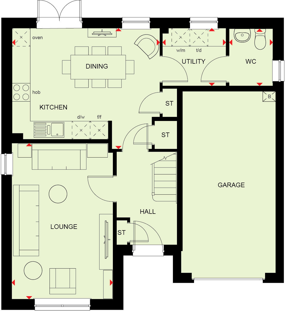Oxlip Blvd, 
Ipswich, 
Suffolk, 
IP1 6FA floorplan