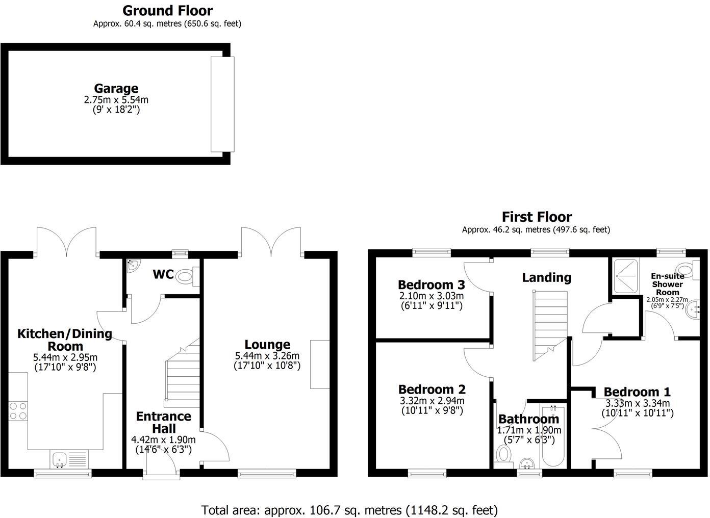 Jasmine Way, Wragby LN8 floorplan