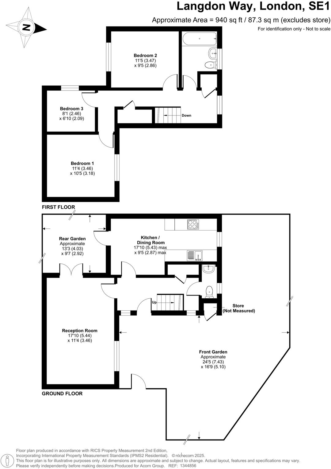 Langdon Way, London floorplan