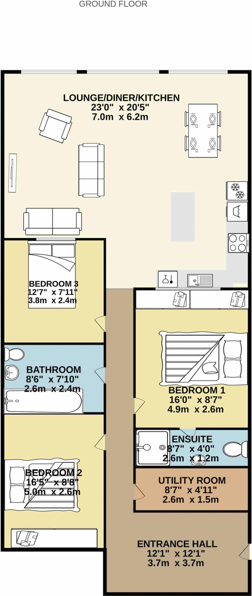 Mather House, Leigh floorplan