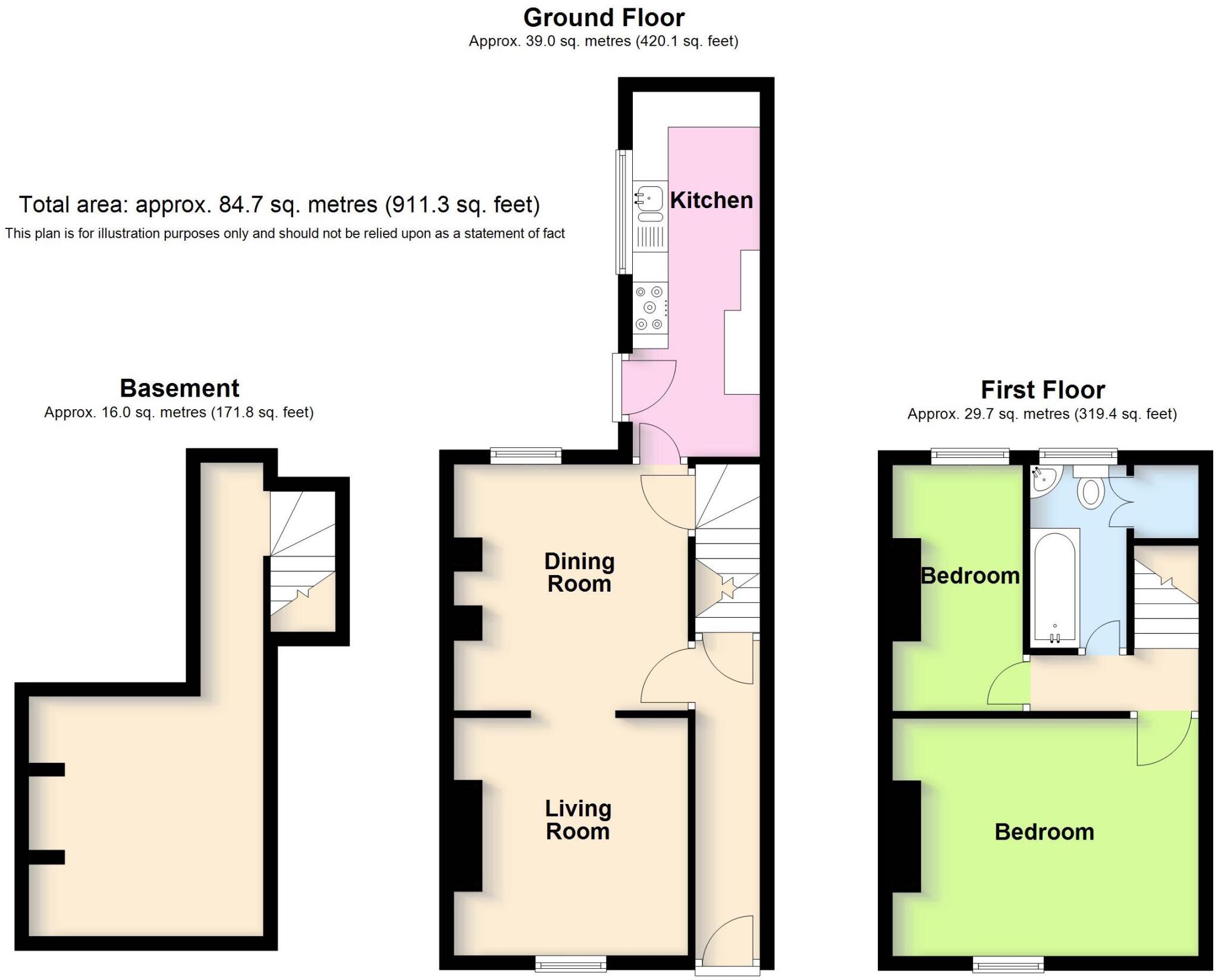 Hill Street, Rugby floorplan