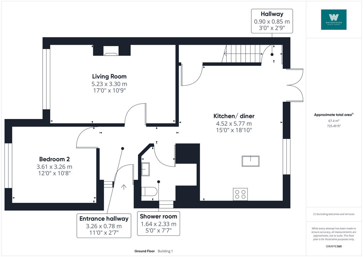 Oakwood Grove, Bolton le Sands, LA5. Recently modernised bungalow with panoramic sea views. floorplan