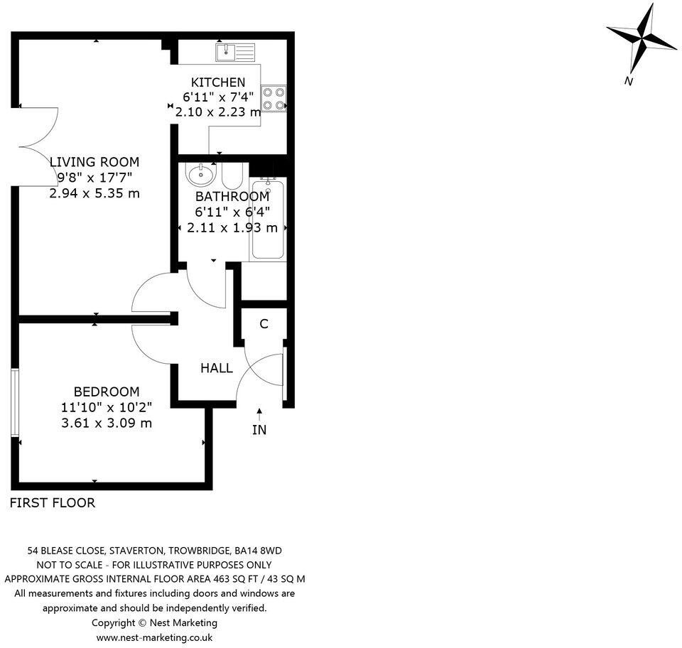 Blease Close, Staverton, Trowbridge, BA14 8WD floorplan