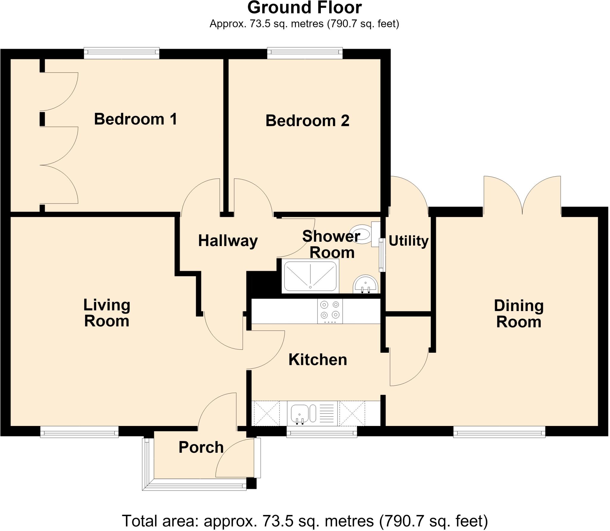 Kings Gardens, Hilperton, Wiltshire floorplan