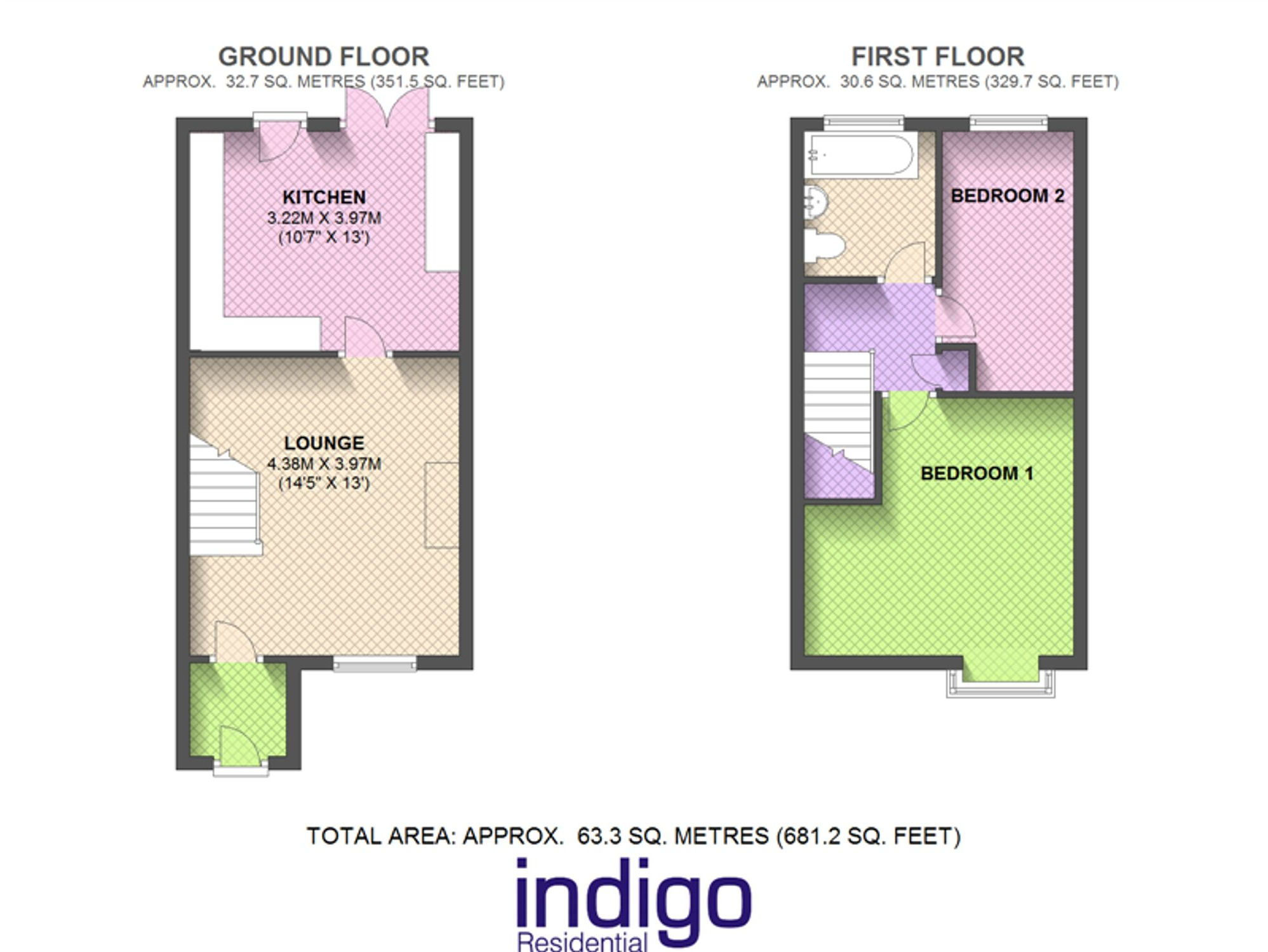 Renshaw Close, Luton, LU2 floorplan
