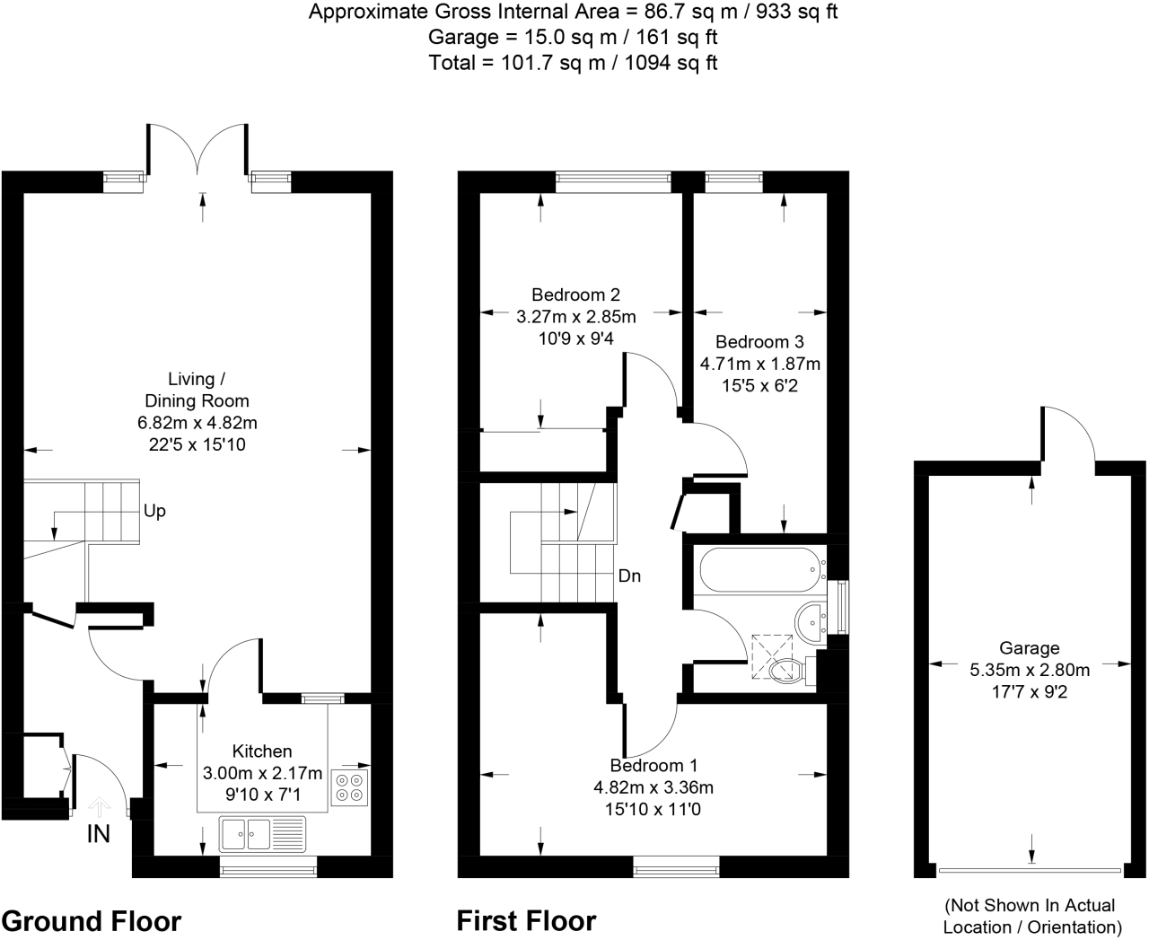 Plane Tree Way, Woodstock, Oxfordshire, OX20 floorplan