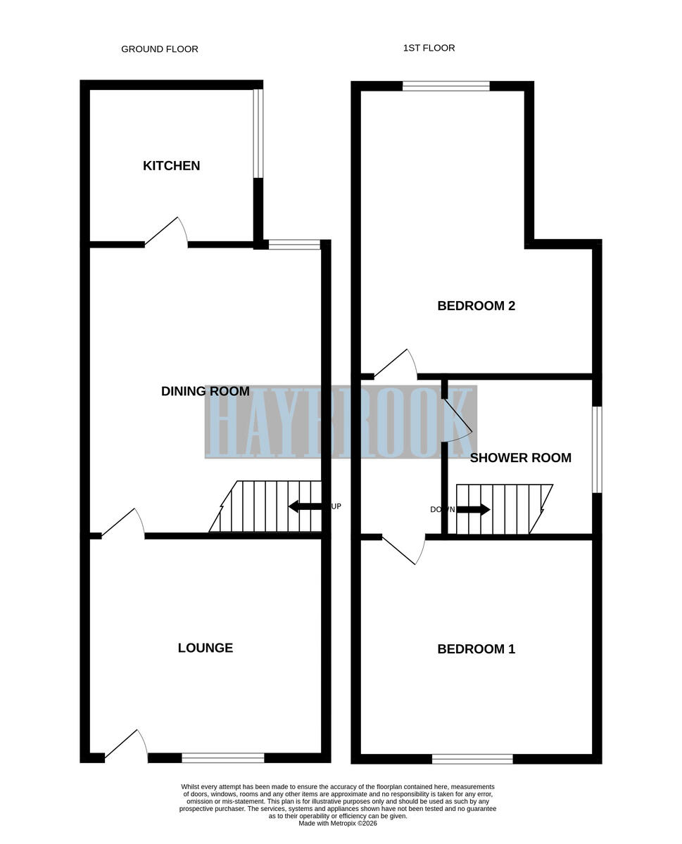 Coronation Road, Brimington floorplan