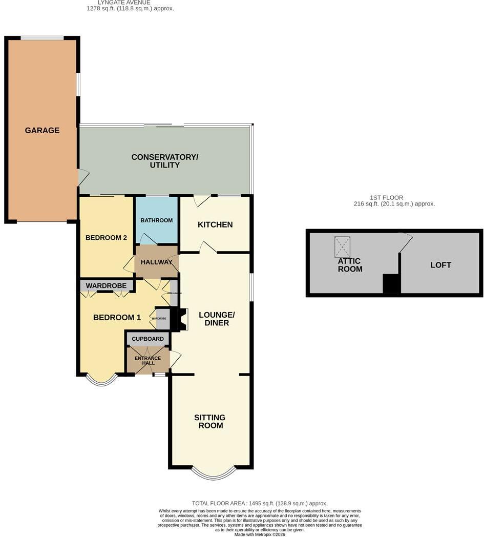 Lyngate Avenue, Lowestoft, NR33 floorplan