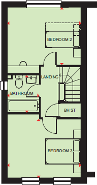 194 Elmers Gate, Houghton Regis, Bedfordshire, LU5 7BT floorplan