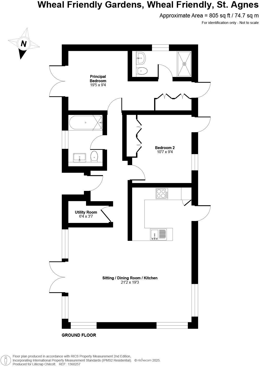 Trevaunance Cove, St. Agnes, Cornwall floorplan