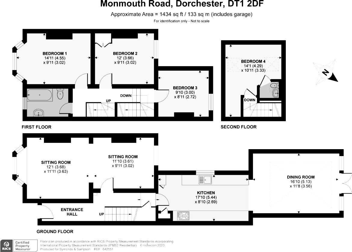 Monmouth Road, Dorchester, Dorset, DT1 floorplan