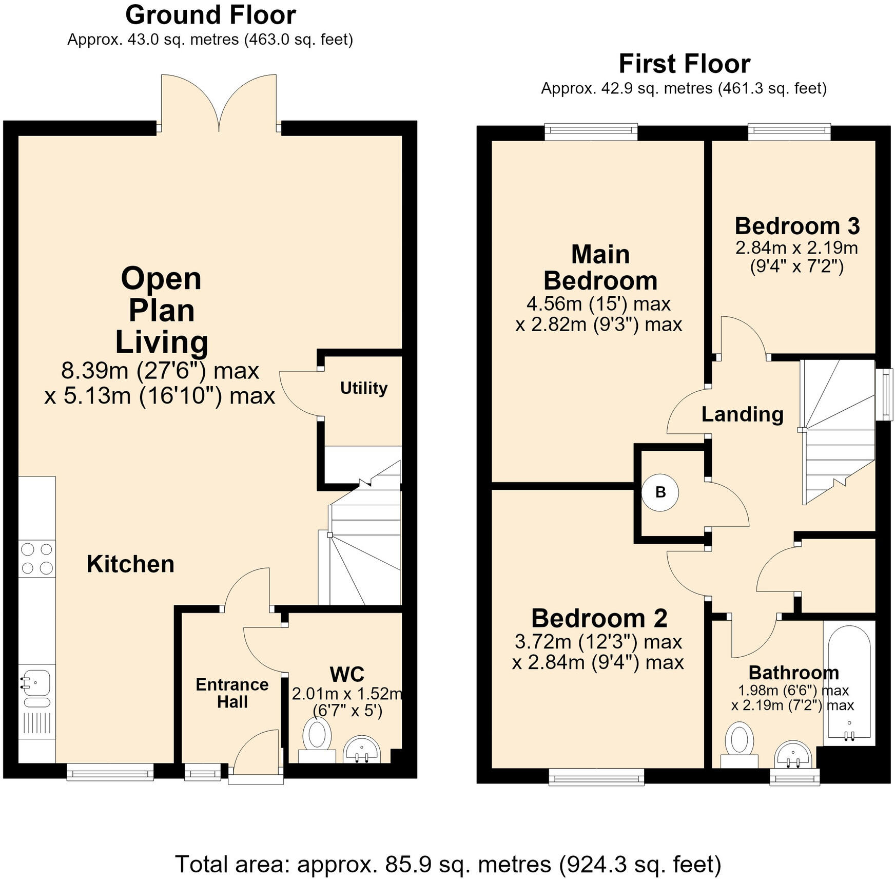 Alcathoe Close, Hethersett floorplan