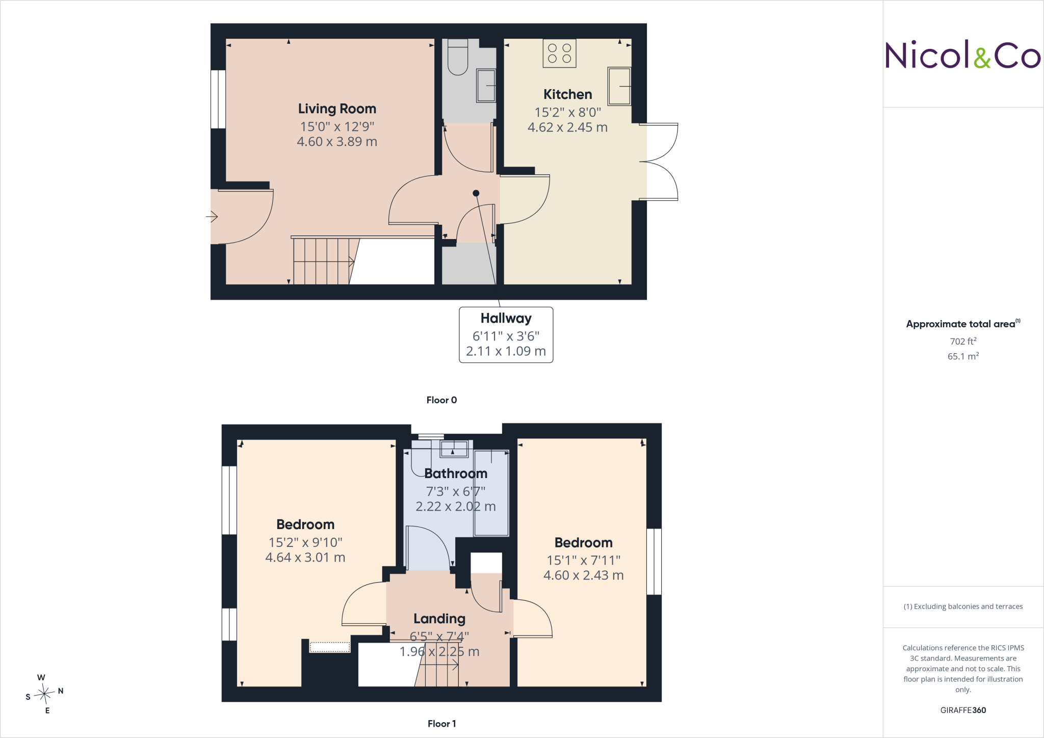 Suffolk Way, Fernhill Heath, Worcester, Worcestershire, WR3 floorplan