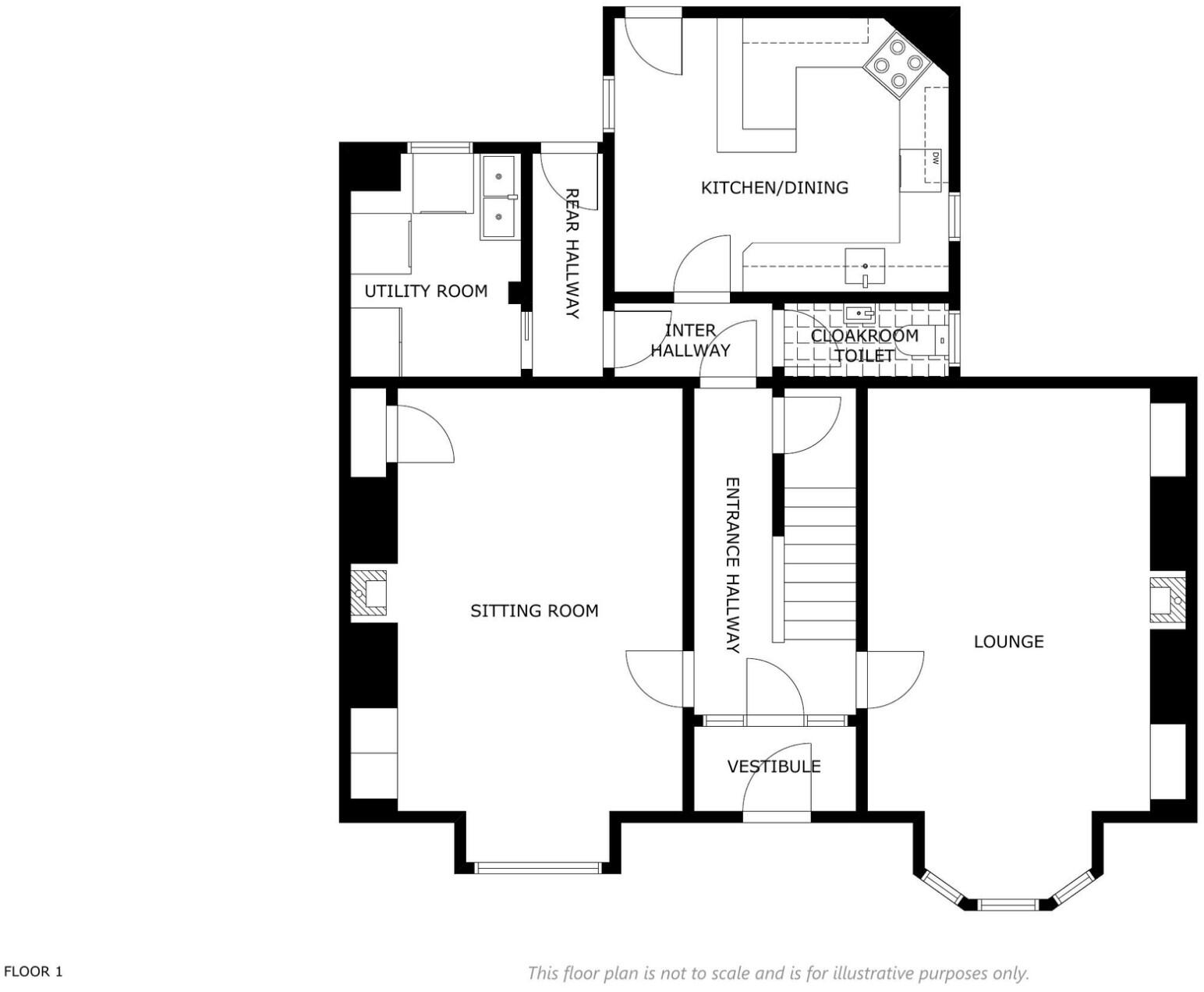 Braehead, 5 Marchmont Crescent, Buckie, AB56 4BX floorplan