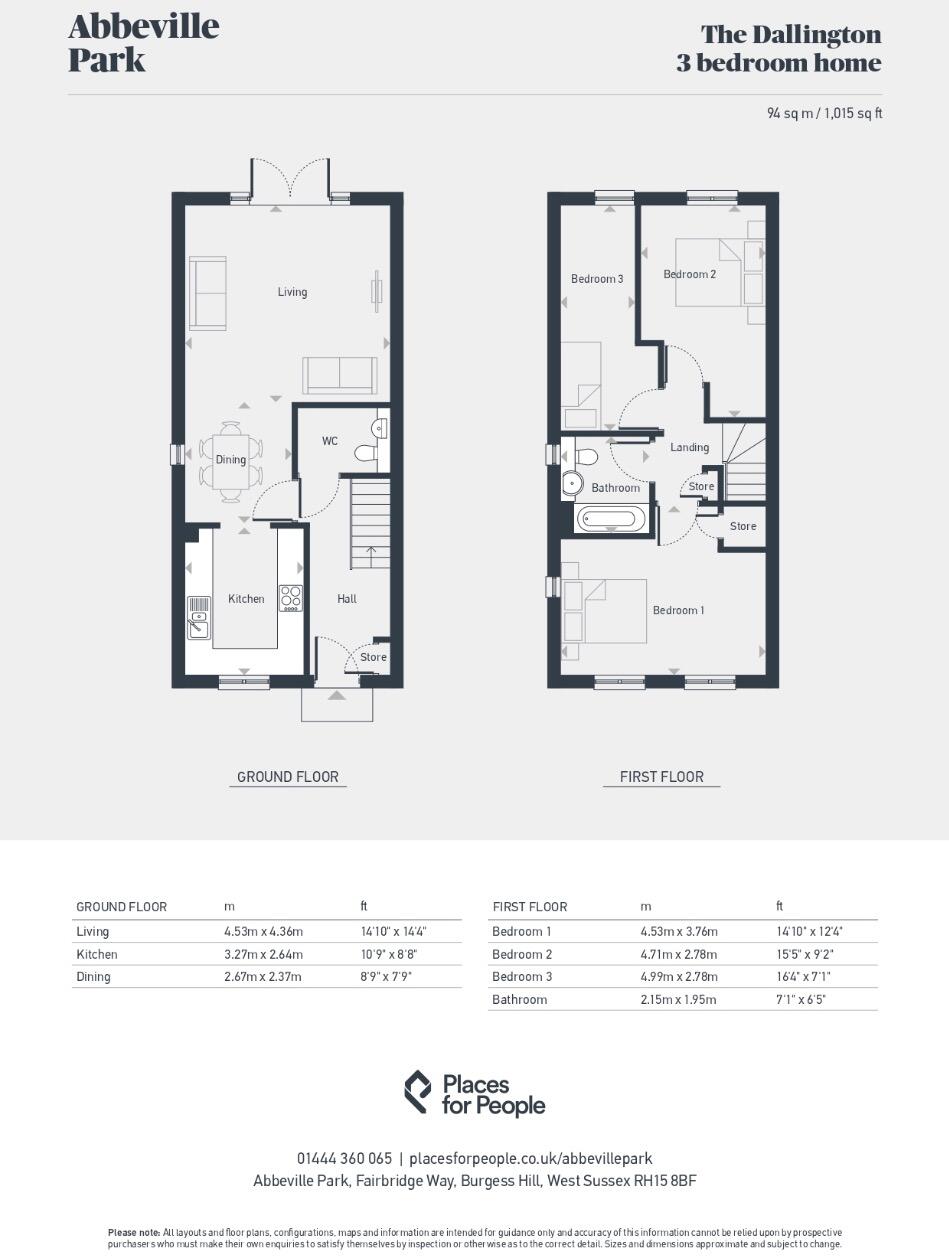The Dallington, Abbeville Park, Burgess Hill floorplan